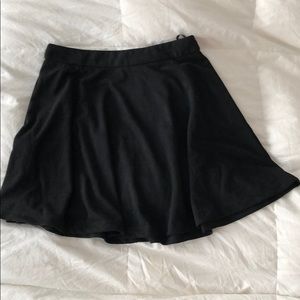 NWT LF Black Suede Skater Skirt